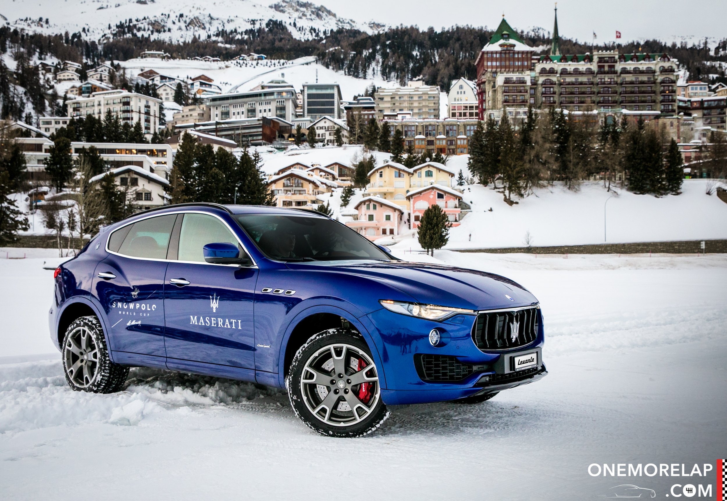 Mit Maserati beim SnowPolo St. Moritz 2018